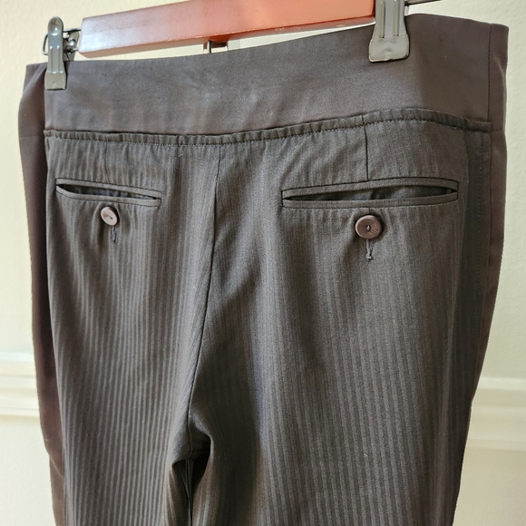 BCBGMAXAZRIA black Stripan capri size 4 - Picture 5 of 15